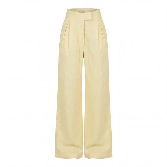 'BLOOM' - Pleated Wide-Leg Trouser