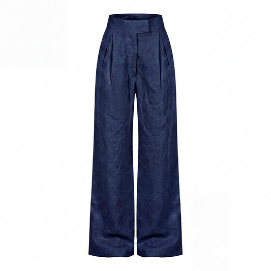 'VERA' - Female Pleated Wide-Leg Trouser
